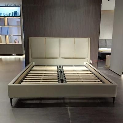 Fashion Design Bed Wooden Furniture Hotel Bed Factory Price Bed