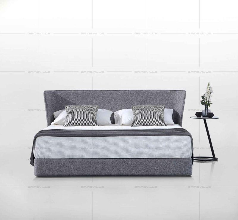 Top Seller Bed Leather Bed Sofa Bed King Bed Double Bed Home Furniture Modern Bedroom Furniture in Italy Style New Design