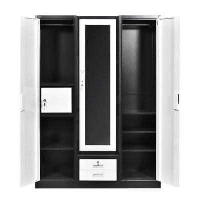 Assemble Metal Filing Cabinet Double Door Metal Wardrobe