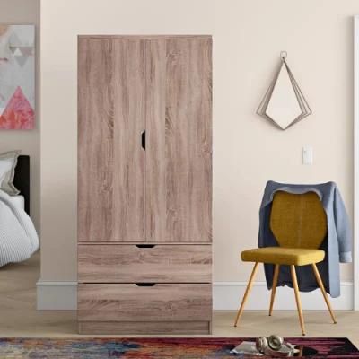 Modern Home Furniture Custom Bedroom Wardrobe with Cutout Handles