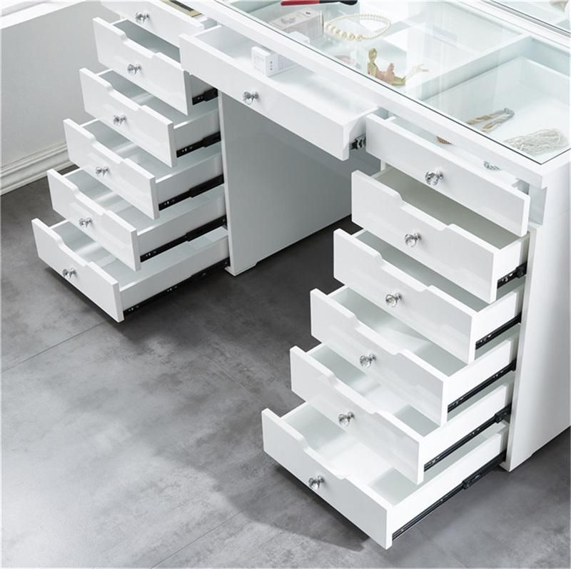 Hot Sales 13 Drawers Cheapest Makeup Station Dresser
