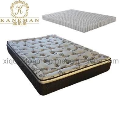 Pillow Top Mattress High Density Foam Pocket Spring Mattress Bed Mattress