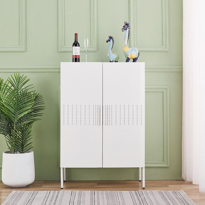 Wholesale 2 Swing Door Wardrobe Cupboard Metal Filing Storage Cabinets