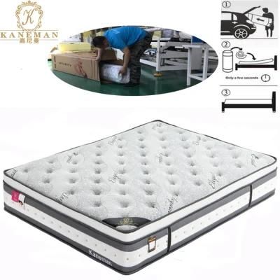 Luxury Roll in Box Pocket Spring Mattress Cheap Price