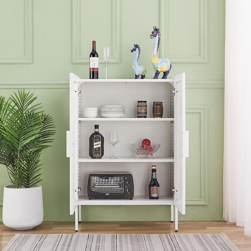 Wholesale 2 Swing Door Wardrobe Cupboard Metal Filing Storage Cabinets
