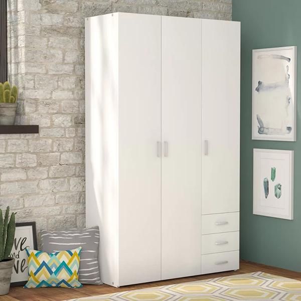 Modern Wooden MDF Home Closet Cabinet Bedroom Wardrobe (HF-WF05071)