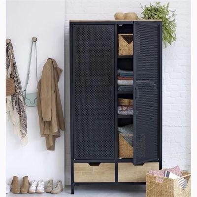 Modern Simple Lockers Household Bedroom Cockroach Proof Wooden Wardrobe