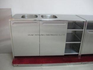 One Sink Dresser with Stainless Steel (HS-022)