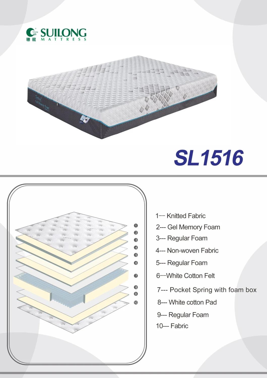 Small Single Mattress Gel Memory Foam Comfortable Mattress