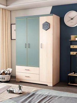 Modern Chinese Simple Design Combined Bedroom Wardrobe