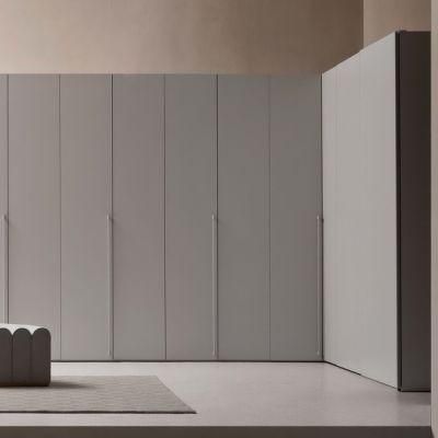 Modern Simple Style Furniture White Wooden Bedroom Wardrobes