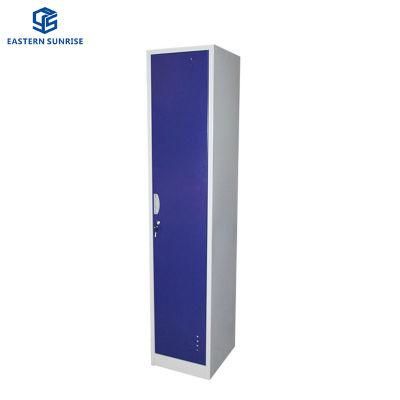 Steel Single One Door Storage Clothes Wardrobe Locker Cabinet Furniture