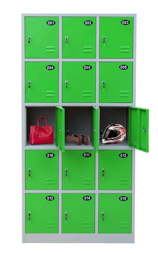 2021 Metal Furniture Steel 15 Door Metal Staff Locker