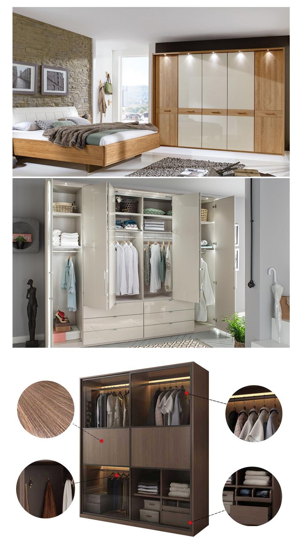 Modern Bedroom Cabinet Wardrobe Furniture Design with Competitive Price
