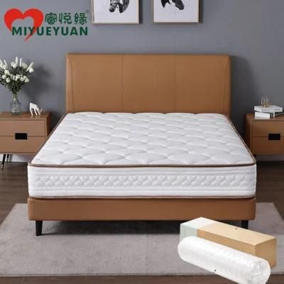 King Size Pocket Spring Hotel Living Bedroom Furniture Latex Foam Memory Bed Mattress