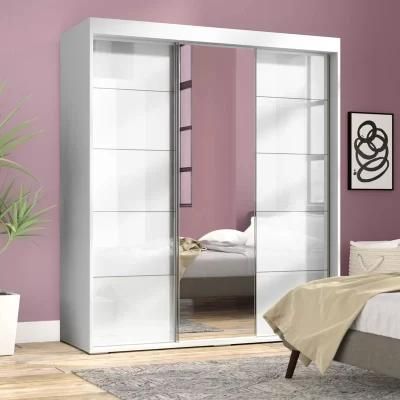 Modern Wooden Bedroom Sliding Door Wardrobe Furniture