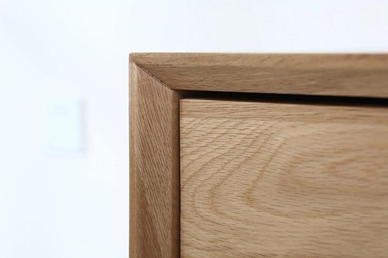 Solid Wood Nordic Bedside Cabinet 0057