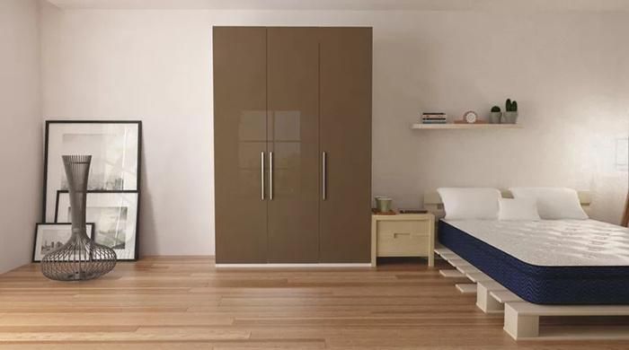 Wholesale Home Furniture Free Stand Wardrobe Closet Wooden Bedroom Furniture (HF-WF05091)