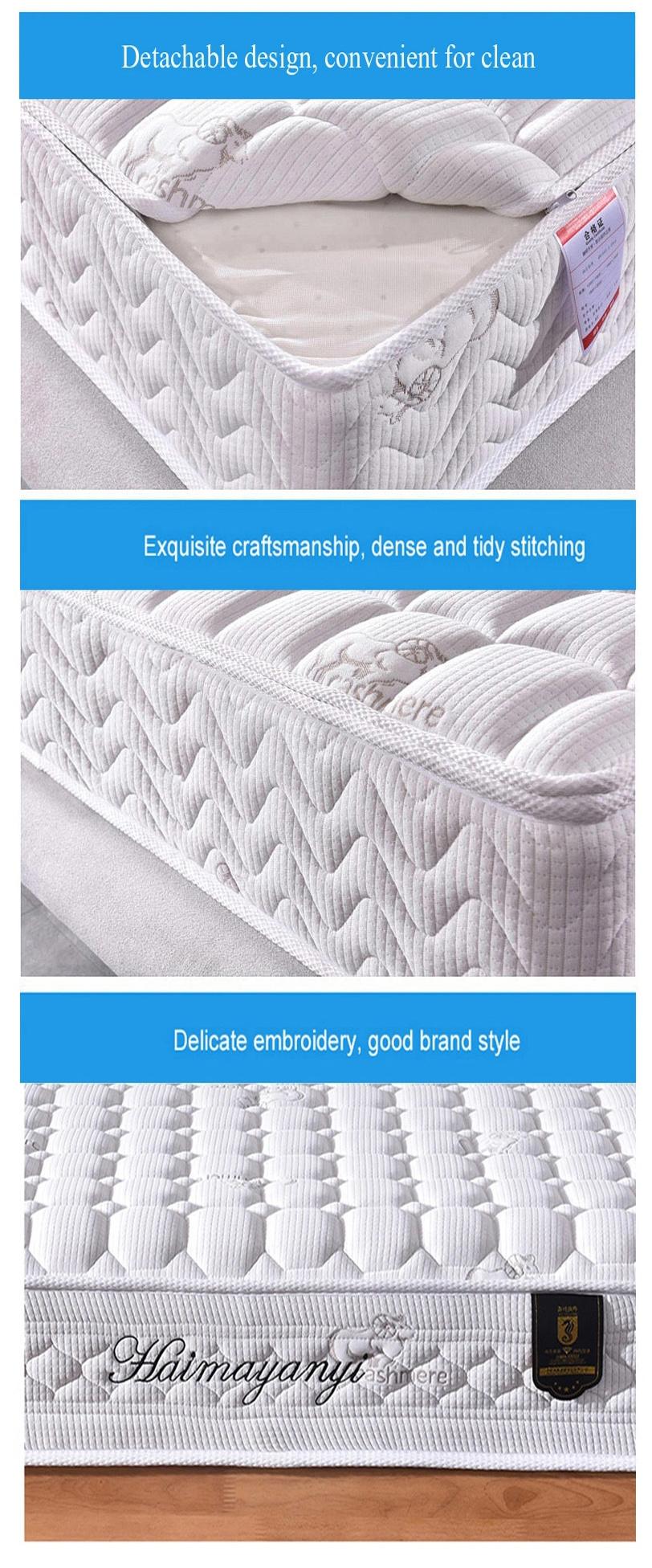 Manufacturers Bedroom Furniture 5 Star Hotel Quality Mattress