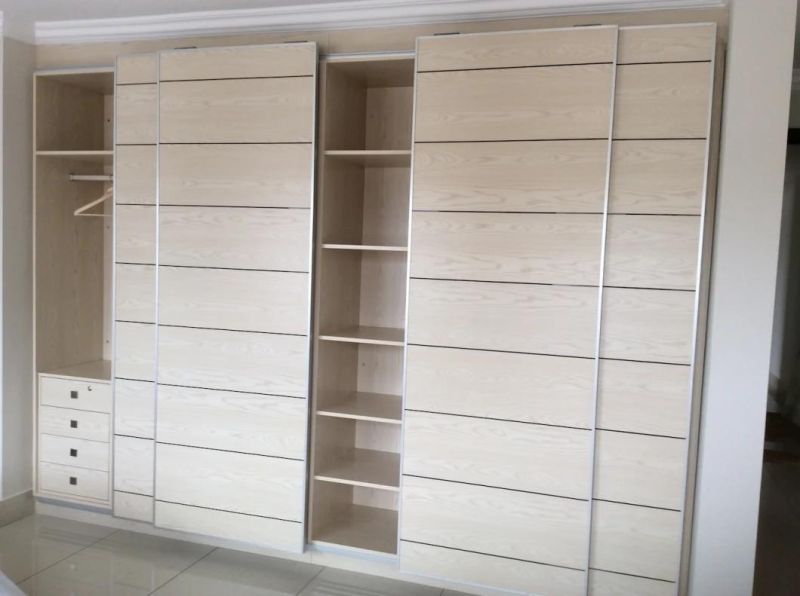 Simple Build-in Melamine Bedroom Wardrobe