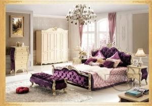 Classical New Luxury Fabric Livingroom Bed Set