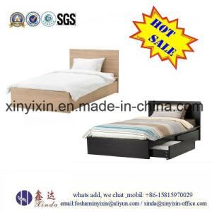 Black Color Single Bed with Storage Cabinet (B12#)