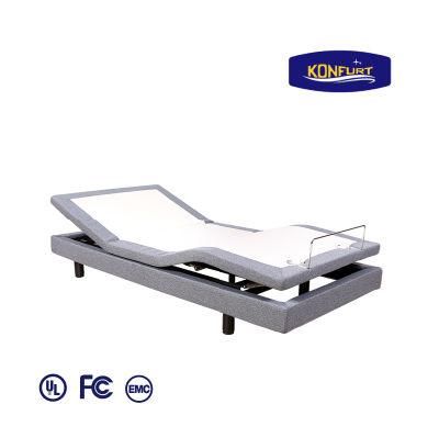 Wireless Handset Modern Style Okin Motor 2 Year Guarantee Electric Adjustable Tilt Bed for Bedroom Furniture