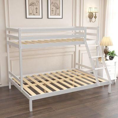 School Bedroom Children Furnituretwins Bunk Bed Frame Kids Solid Wood Standard Bunk Beds