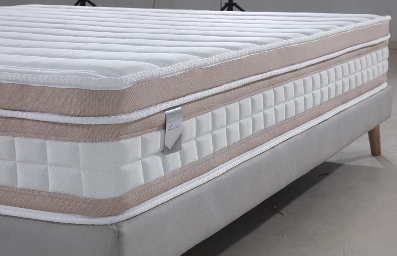 30cm Popular Style vacuum Roll up Hybrid Queen Pocket Spring Mattress on Line Price
