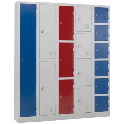 Single Tier Staff Locker Office Safe Storage External Lock Mild Steel Lockers
