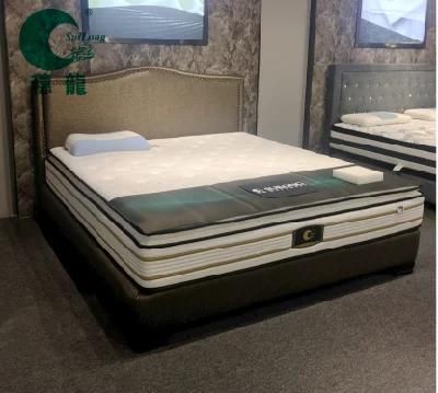 Modern Furniture Pillow Top Pocket Spring Foam Encasement Mattress