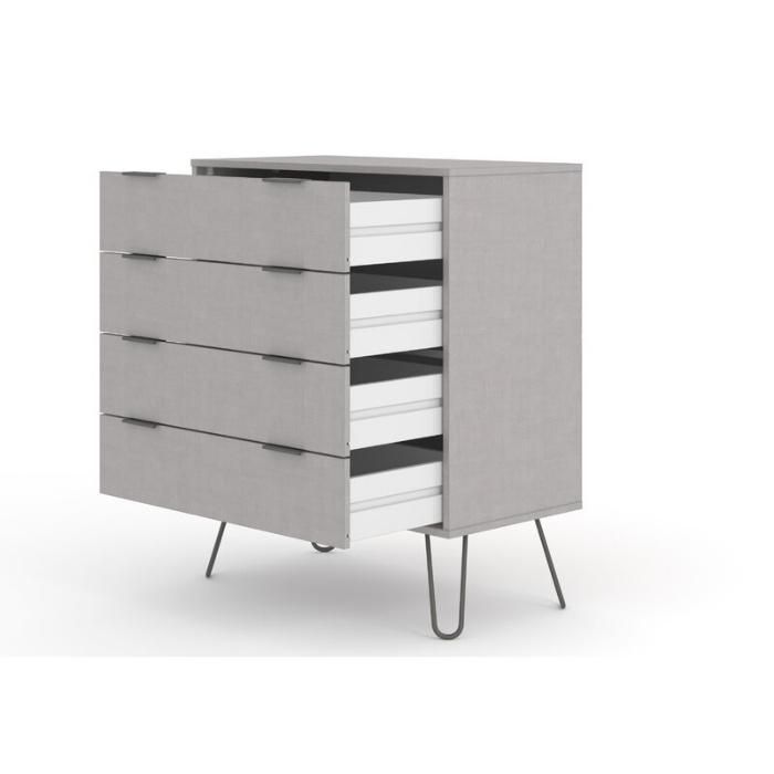 New Design Living Room Furniture Wooden 4 Drawers Storage Sideboard Cabinet (HF-WF210730)