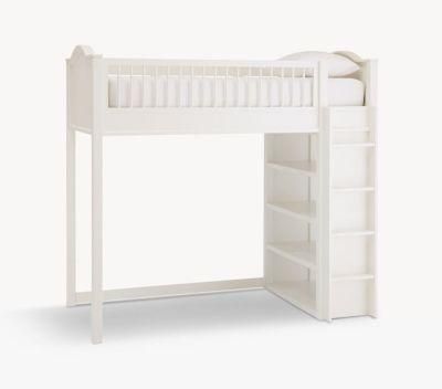 Solid Poplar Wood Bedroom Loft Bed