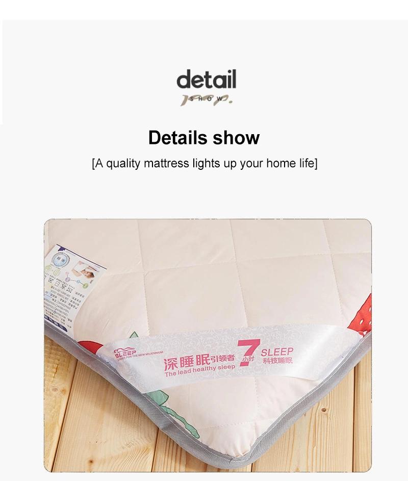 Travel Bed Sleeping Pad Thin Portable Roll Foldable Soft Single