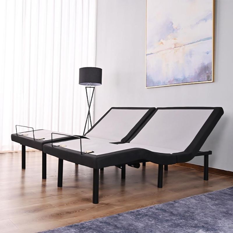 Zero Clearance King Folding Base Home Frame Massage Adjustable Bed Base