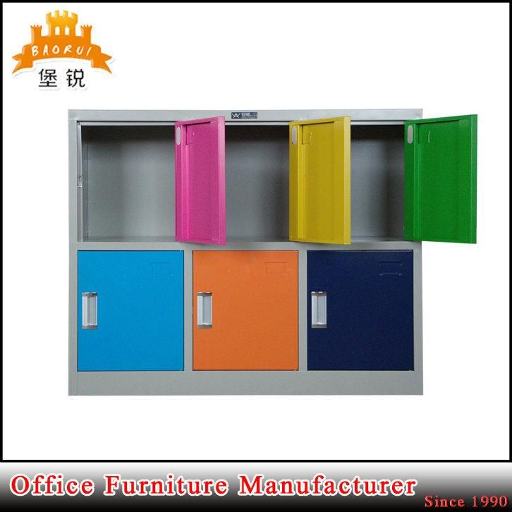 as-114 Kd 6 Door Iron Kids Cabinet Metal Locker