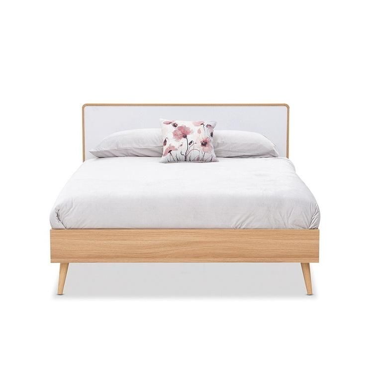 New Bed Room Furniture Luxury Wood Double Bed