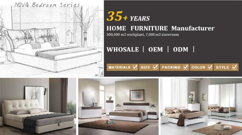 Nova Six Large Drawers Dresser Accommodate a Variety of Essential Items with Quality Material Mirror