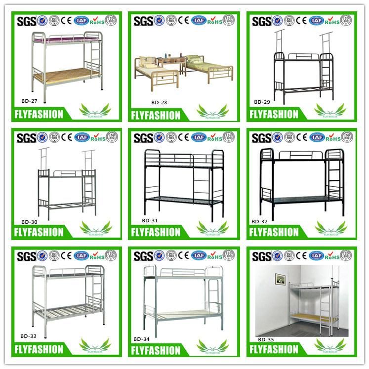 Bd-38 Bedroom and Dormitory Furniture Metal Bunk Bed for 3 People
