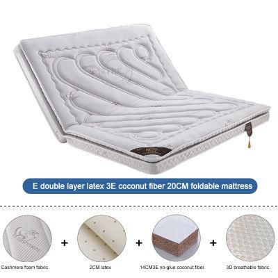 Army Latex Sleeping Pad Foldable Thick 8cm Single Bed