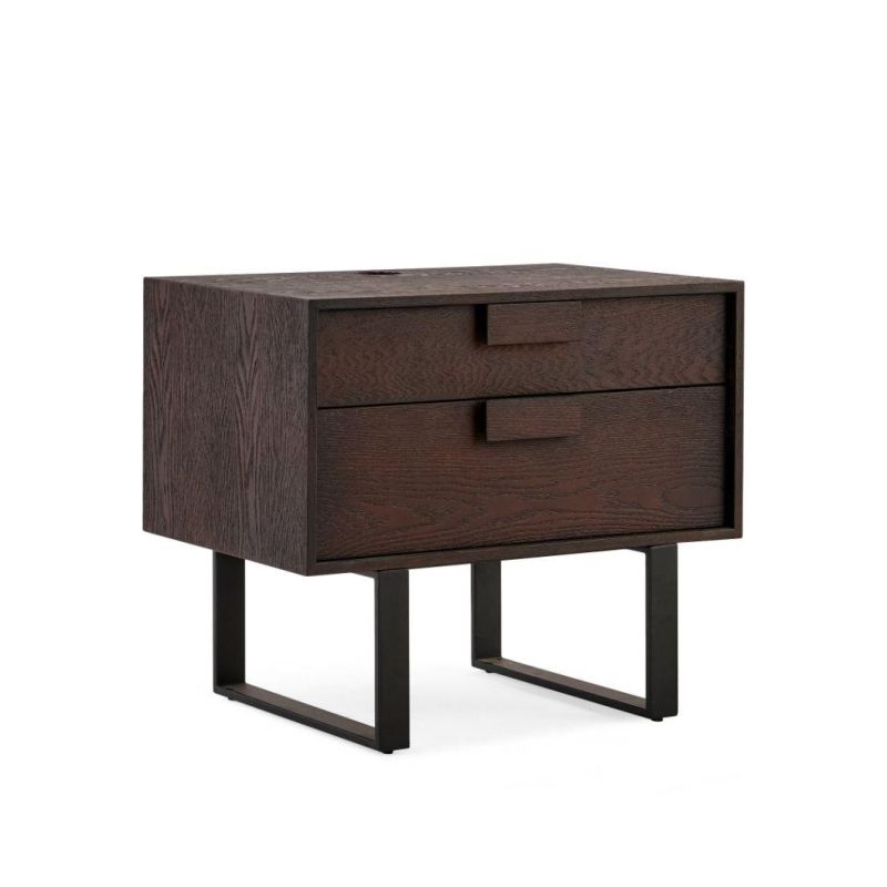 S-Ctg029 Wooden Night Stand, Italian Design Modern Night Table in Home and Hotel