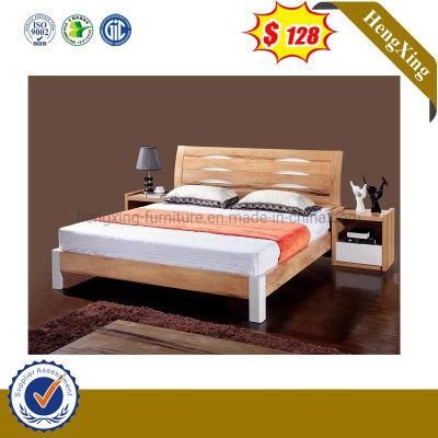 Simple Design Wooden Home Hotel Double Bedroom Furniture (HX-WL012)