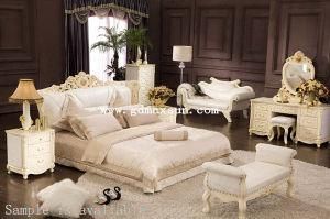 Latest White Leather Bed (MT-07311)