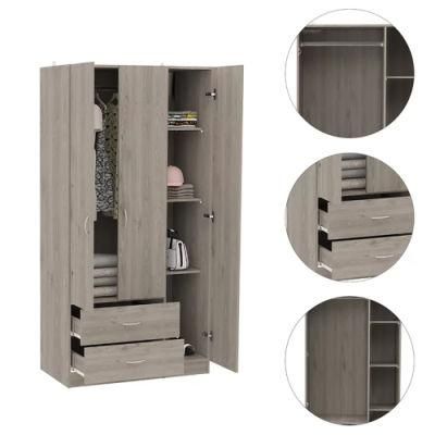 Modern Multi-Space Minimalist Armoire Design Bedroom Living Room Wardrobe Wholesale