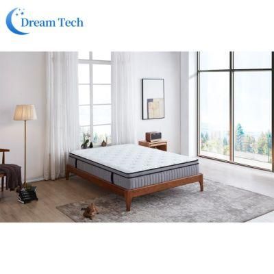 High Quality Knitted Fabric Best Sleeping Pocket Memory Foam Spring Mattress Roll up in Box Spring Mattress