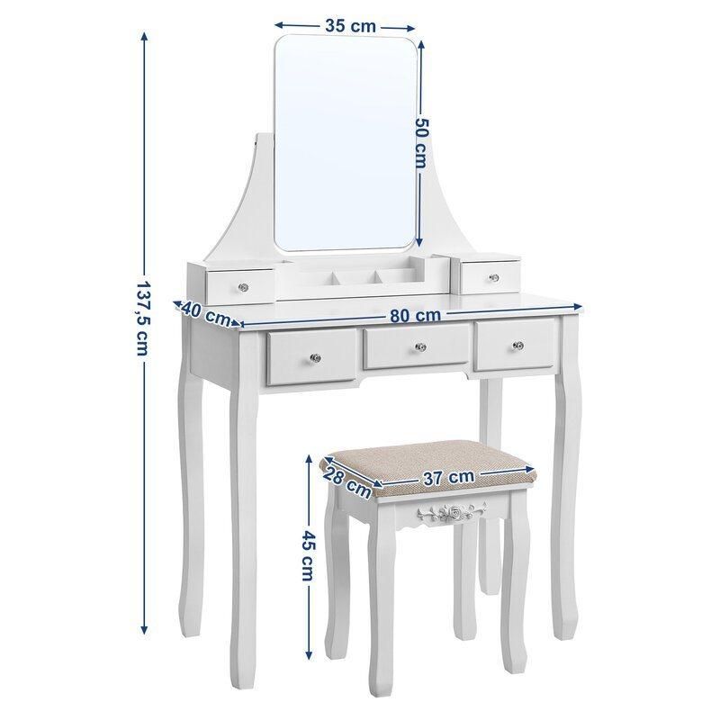 Popular Dressing Table Set with Mirror