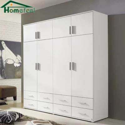 Modern Wooden Wardrobe Bedroom Multi-Space Clothes Wardrobe Factory Price Wholesale
