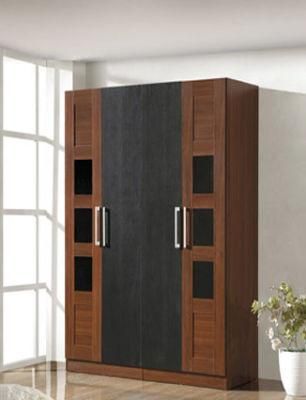 New Arrived Simple Factory Wholesale Wardrobe Solid Wooden Bedroom Furniture Closet Wardrobe