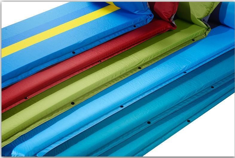Double Air Inflating Camping Mattress Camp Pad