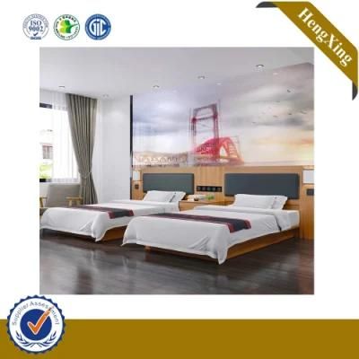 Wood Simple Design Hotel Furniture Single Double Size Bed